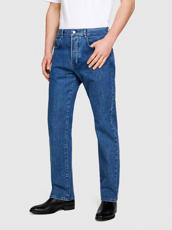 San Francisco regular fit jeans - men's regular fit jeans - Blue | Sisley image number 4
